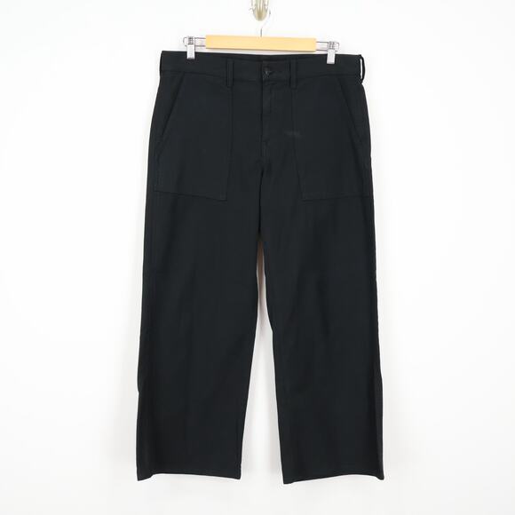 J. Crew Pants - J.Crew Camp Pocket Wide Leg Pant Black Size 28 Petite NWOT